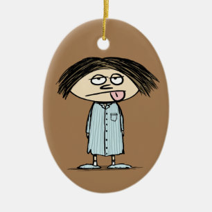 Geen Morning Person   Funny Humorisy Keramisch Ornament