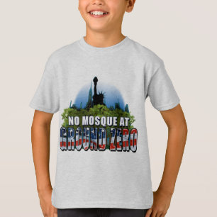 Geen moskee op Ground Zero (vrijheid) T-shirt
