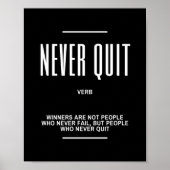 Geen Motivatie prijsopgave Poster (Voorkant)