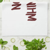 Geen Motivatie Walseming Theedoek (Gevouwen)