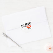 Geen MSG toegevoegd Ronde Sticker (Envelop)