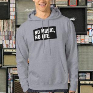 Geen Muziek Geen Leven Hoodie – Krachtige Stelling