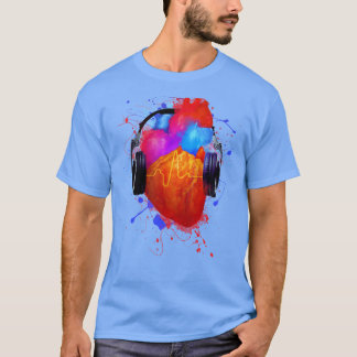 Geen Muziek Geen Leven retro retro T-shirt