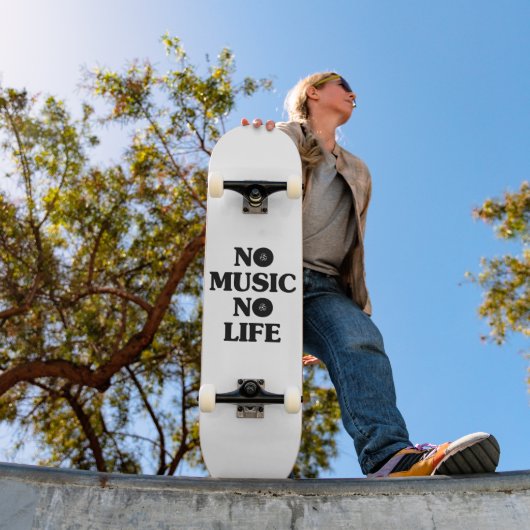 GEEN MUZIEK, GEEN LEVEN SKATEBOARD (Buiten 1)