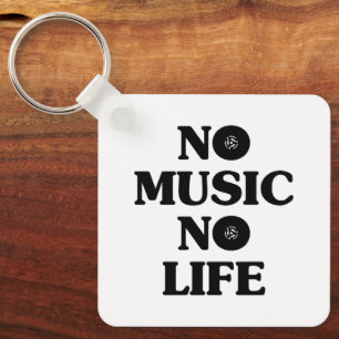 GEEN MUZIEK, GEEN LEVEN SLEUTELHANGER