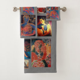 Geen Naughty Bits! Face, Hand, Bath Towels Bad Handdoek