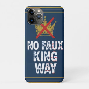 Geen neppe koning weg iPhone 11 pro hoesje