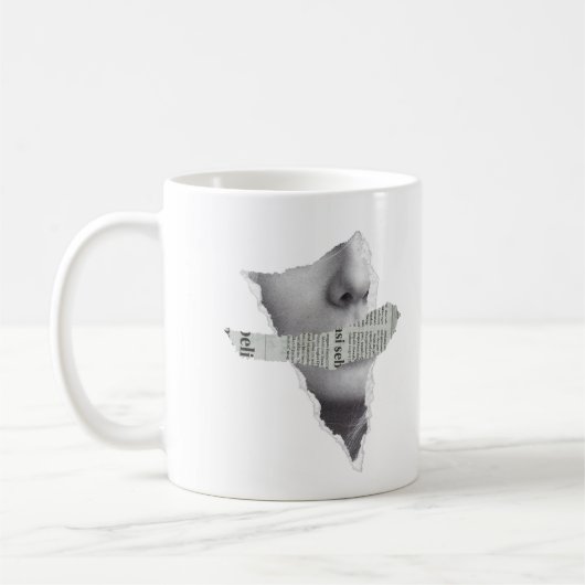 Geen nieuws hier.bw koffiemok (Links)