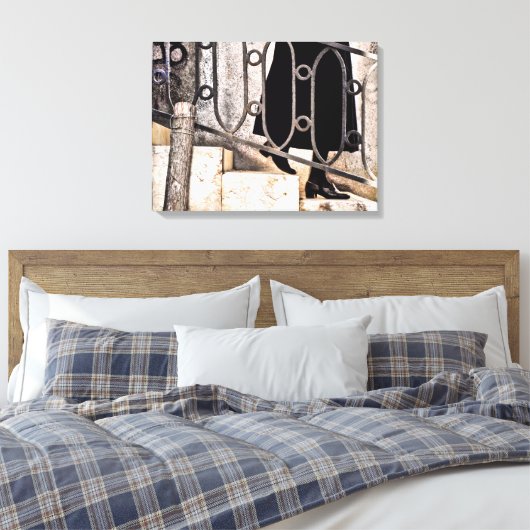 GEEN NON stretched canvas print (Insitu (Slaapkamer))