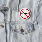 Geen NOOBS-badge Ronde Button 5,7 Cm (In situ)