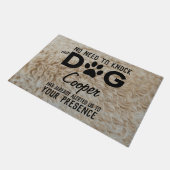 Geen noodzaak om een persoonlijke, op maat gesnede deurmat (Schuin)