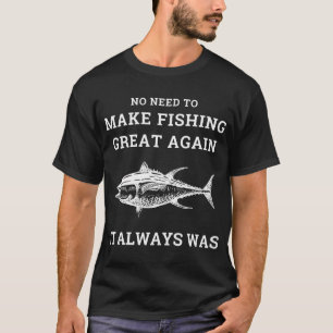 Geen noodzaak om musky snoek vissen weer geweldig t-shirt