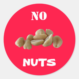 Geen notendop sticker