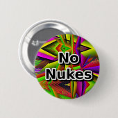 Geen Nukes Ronde Button 5,7 Cm (Voorkant /achterkant)