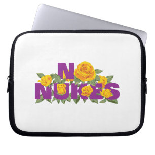 GEEN NUKES - ROOS MISSIE van officiële Notitieboek Laptop Sleeve