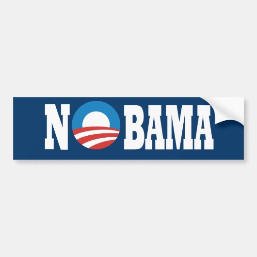 geen obama bumpersticker (Voorkant)