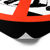 Geen Obama-Poster / jouw tekst aanpassen Poster (Hoek)