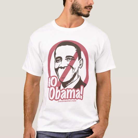 Geen Obama! Slash Shirt  (Voorkant)