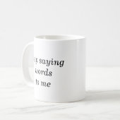 geen ochtendmens koffiemok (Voorkant links)