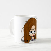 Geen ochtendmens koffiemok (Voorkant links)