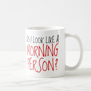 Geen ochtendmens koffiemok