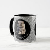 Geen ochtendmens of boze Jouw tekst Mok (Voorkant links)