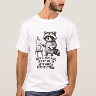Geen Ochtendwasbeer T-shirt