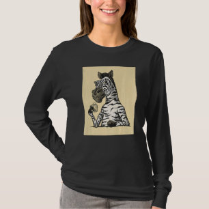 Geen Ochtendzebra Dieren Koffie T-shirt