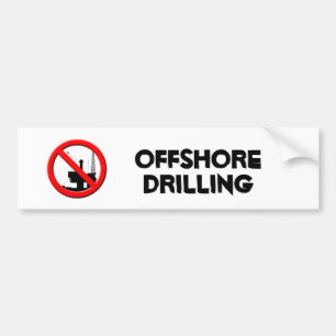 Geen offshoreboorBumpersticker Bumpersticker