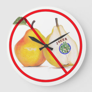 Geen okers met peren klok