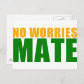 geen ongerustheid briefkaart (Voorkant / Achterkant)