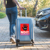 Geen ongewenste e-mail alleen geadresseerd - Ongew Sticker (Koffer Insitu)