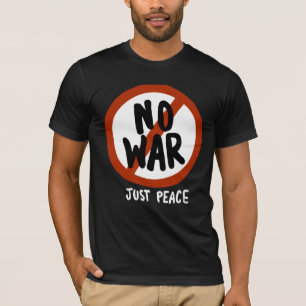 Geen oorlog alleen vrede t-shirt