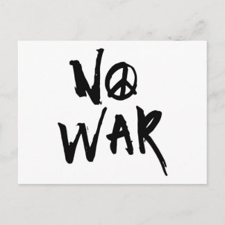 Geen oorlog briefkaart