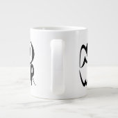 Geen oorlog extra grote beker (Achterkant)