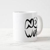 Geen oorlog extra grote beker (Voorkant rechts)