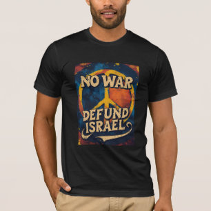 Geen Oorlog in Iran Stop Israël Gaza T-shirt