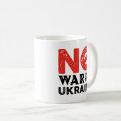 Geen Oorlog In Oekraïne Koffiemok (Voorkant rechts)