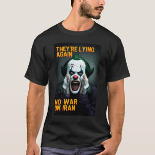 Geen Oorlog Iran Anti Propaganda T-shirt - Nepnieu