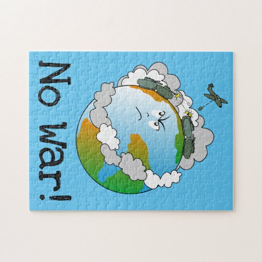 Geen oorlog! legpuzzel (Horizontaal)