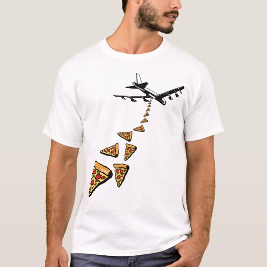 Geen oorlog meer pizza t-shirt (Voorkant)