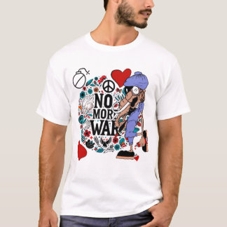 Geen oorlog meer tegen shirt. t-shirt