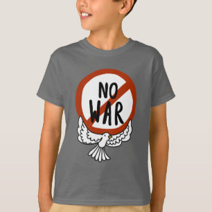 Geen oorlog met honden t-shirt