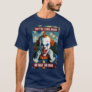 Geen Oorlog Met Iran Vredes T-shirt