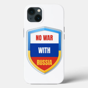 Geen oorlog met Rusland - Oekraïne Rusland iPhone 13 Hoesje