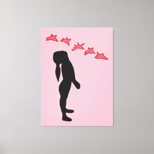 Geen Oorlog Modern Abstract Schilderij Canvas Prin Afdruk