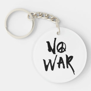 Geen oorlog sleutelhanger