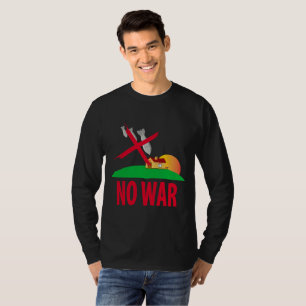 Geen oorlog t-shirt