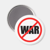 Geen oorlogssymbool magneet (Voorkant / Achterkant)