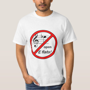 Geen open E-flats T-shirt